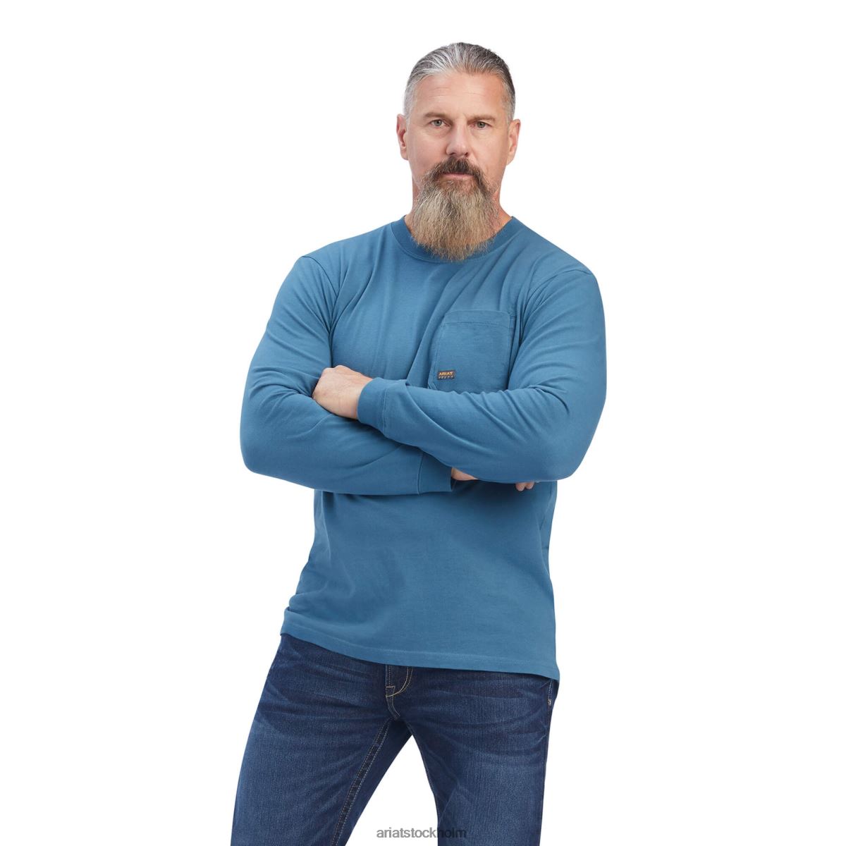 blast Ariat armeringsjärn, stark amerikansk raptor-t-shirt i bomull indisk kricka män F0484881