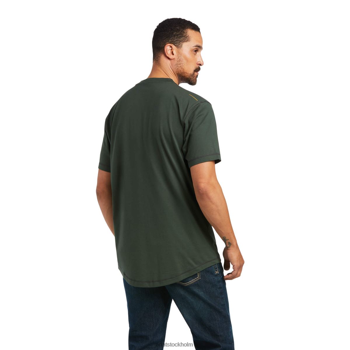 blast Ariat armeringsjärn t-shirt djup skog män F0484564