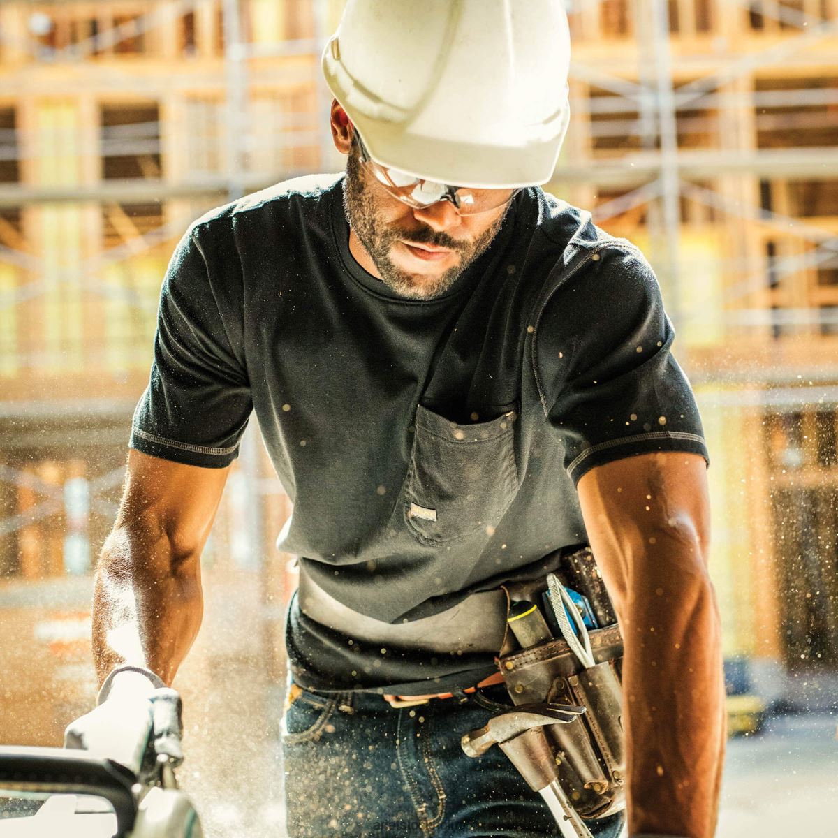 blast Ariat armeringsjärn t-shirt svart män F0484618