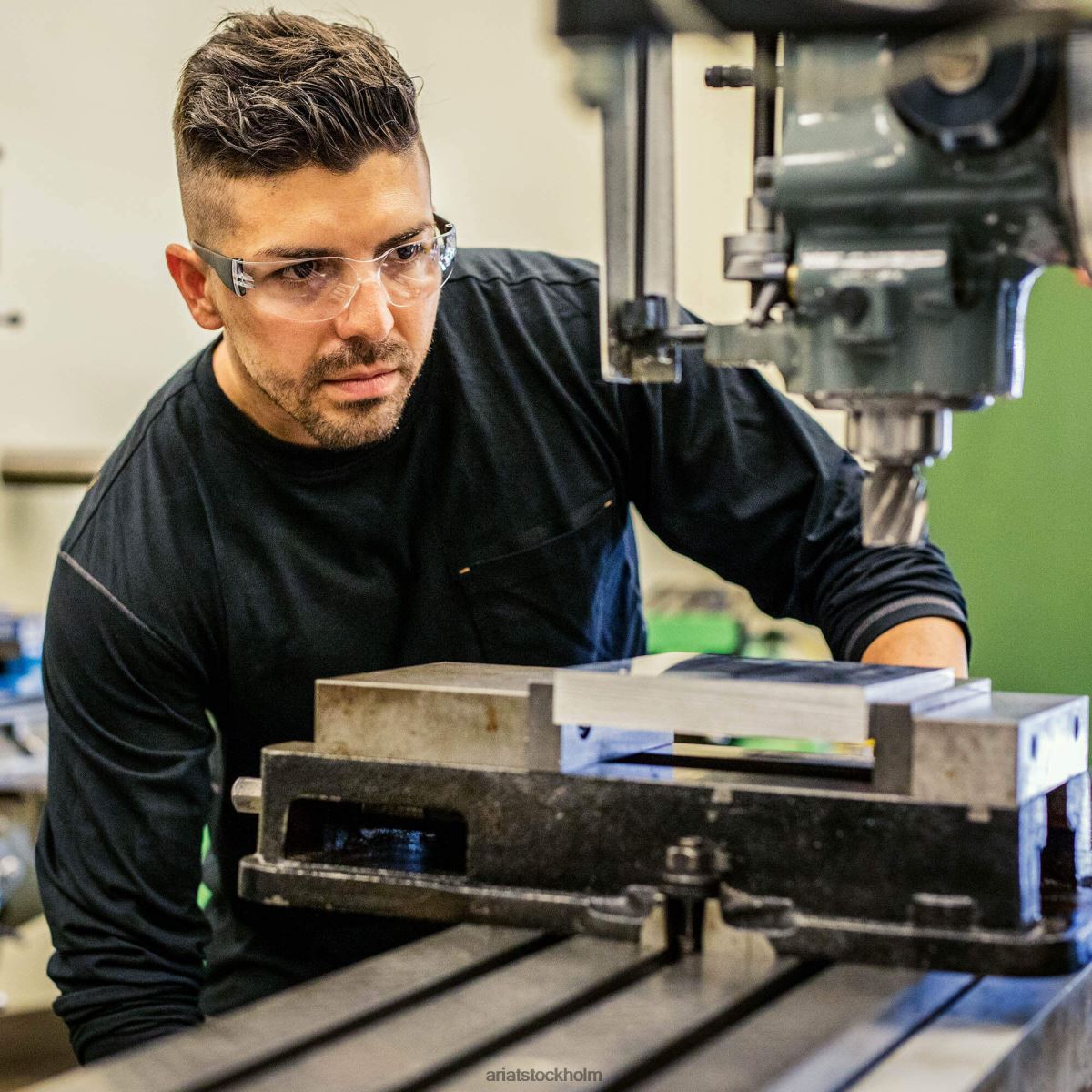 blast Ariat armeringsjärn t-shirt svart män F0484755