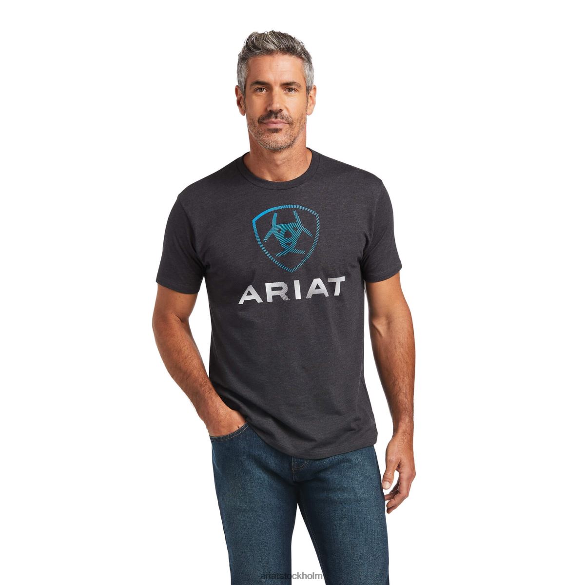 blast Ariat blandar t-shirt kolljung män F0484584