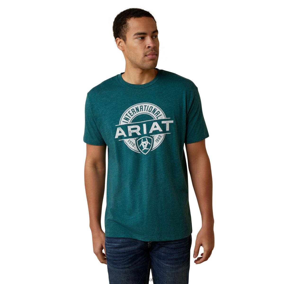 blast Ariat center fire t-shirt mörk krickaljung män F0484931