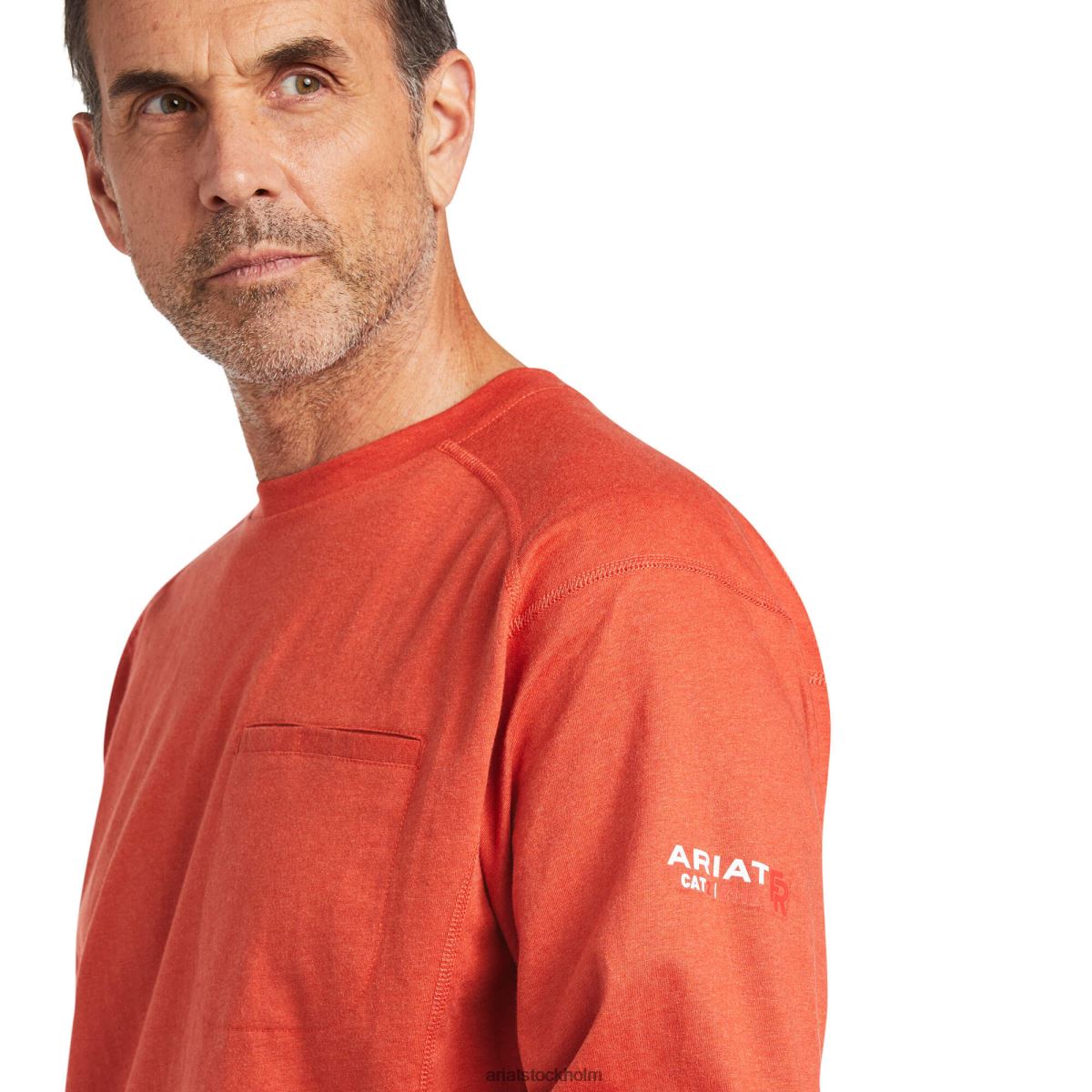 blast Ariat fr air crew t-shirt vulkanisk ljung män F0484781