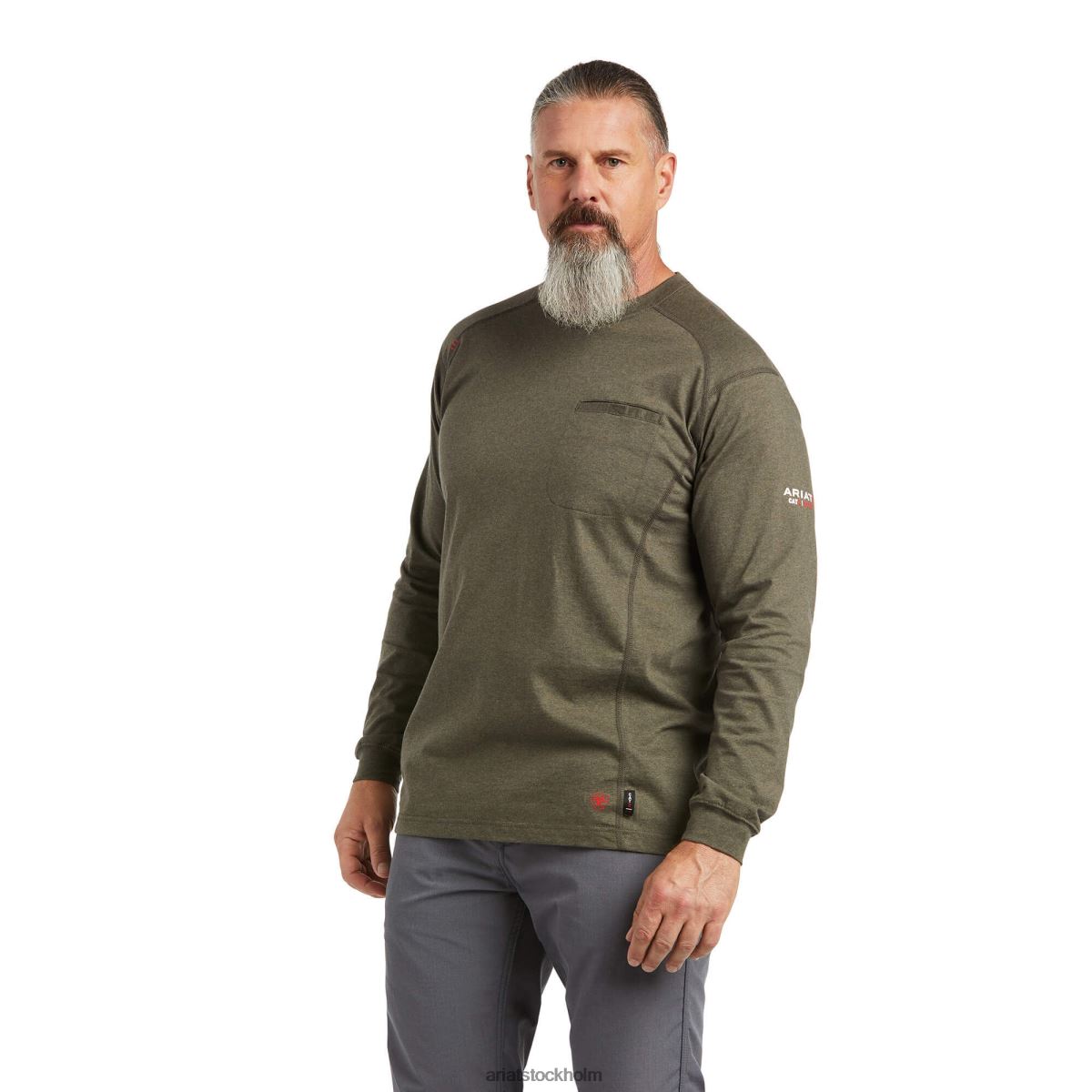 blast Ariat fr air rig life grafisk t-shirt salvia ljung män F0484804