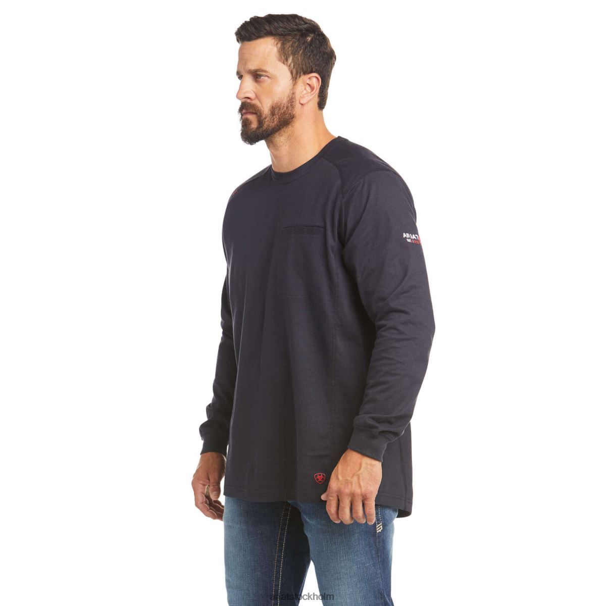 blast Ariat fr air rig life grafisk t-shirt svart män F0484812