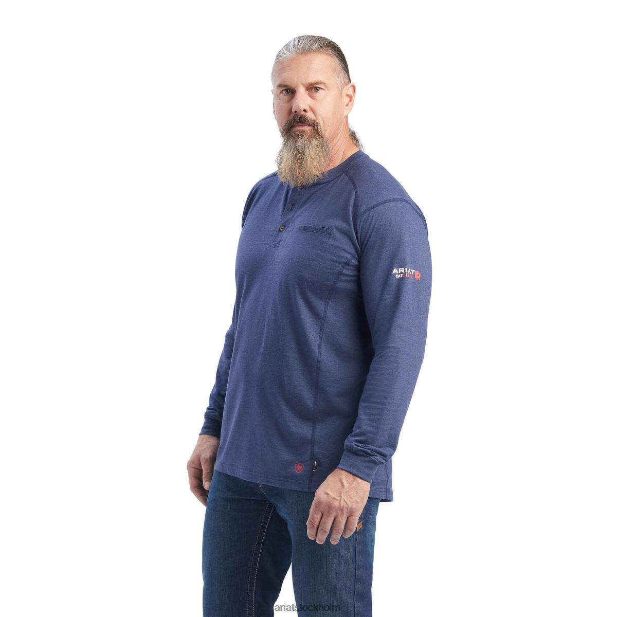 blast Ariat fr air service t-shirt marin ljung män F0484821