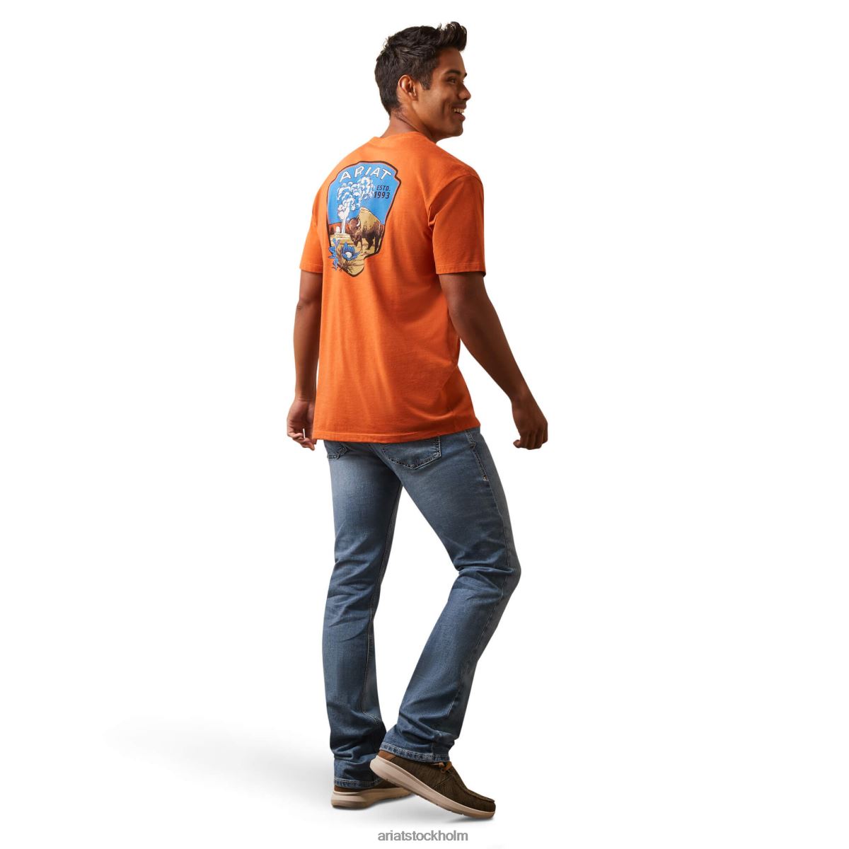 blast Ariat gammal trogen t-shirt adobe ljung män F0484760