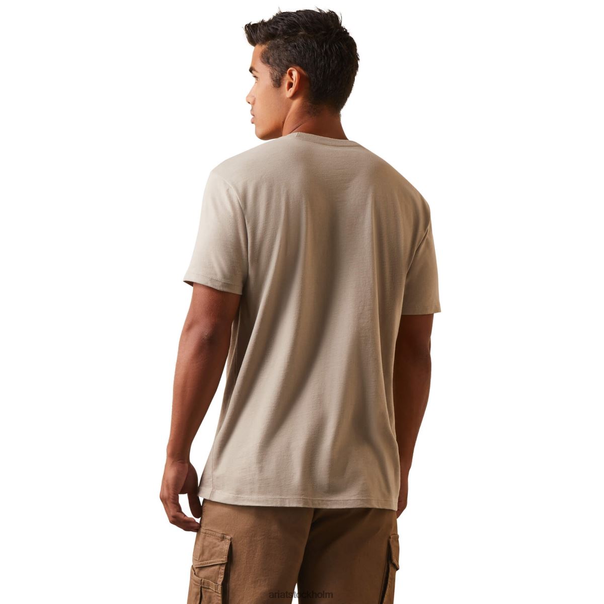 blast Ariat hybrid frön t-shirt khaki ljung män F0484895