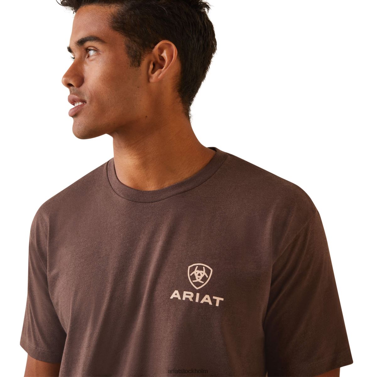 blast Ariat kårens t-shirt brun ljung män F0484693