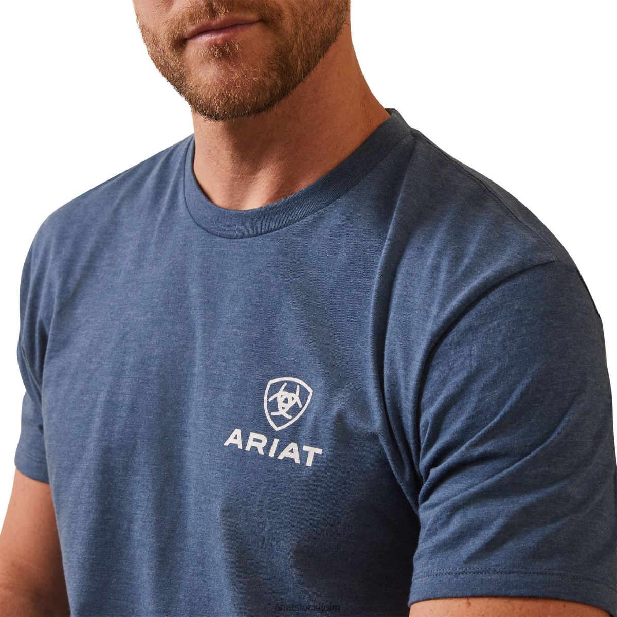 blast Ariat kårens t-shirt sjömansblå ljung män F0484558