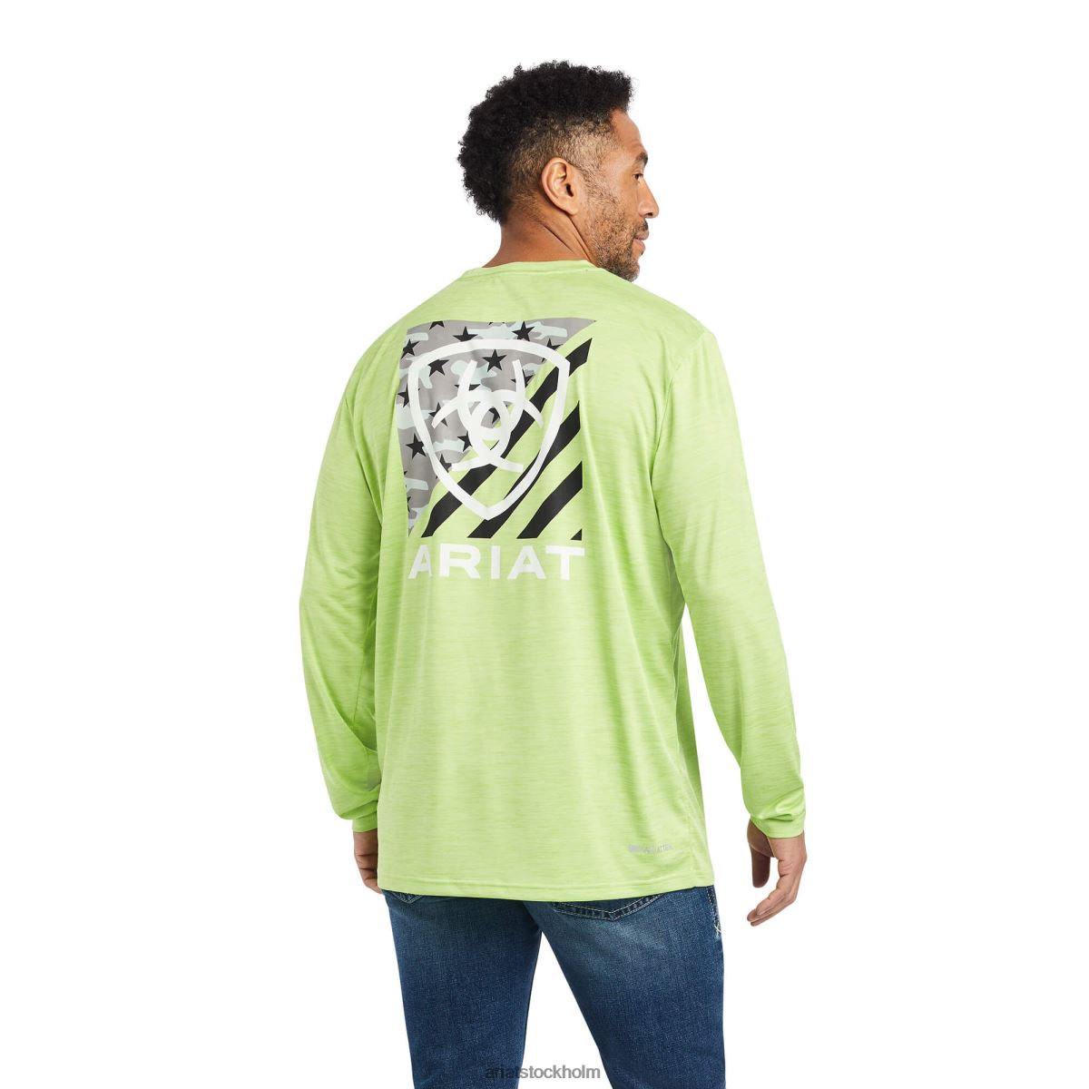 blast Ariat laddare americana t-shirt grön ljung män F0484883