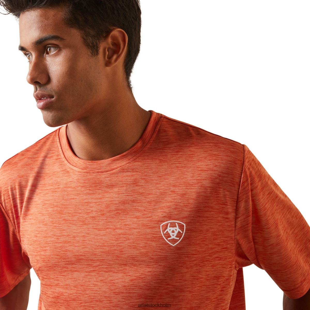 blast Ariat laddare stämpel t-shirt blodröd män F0484878