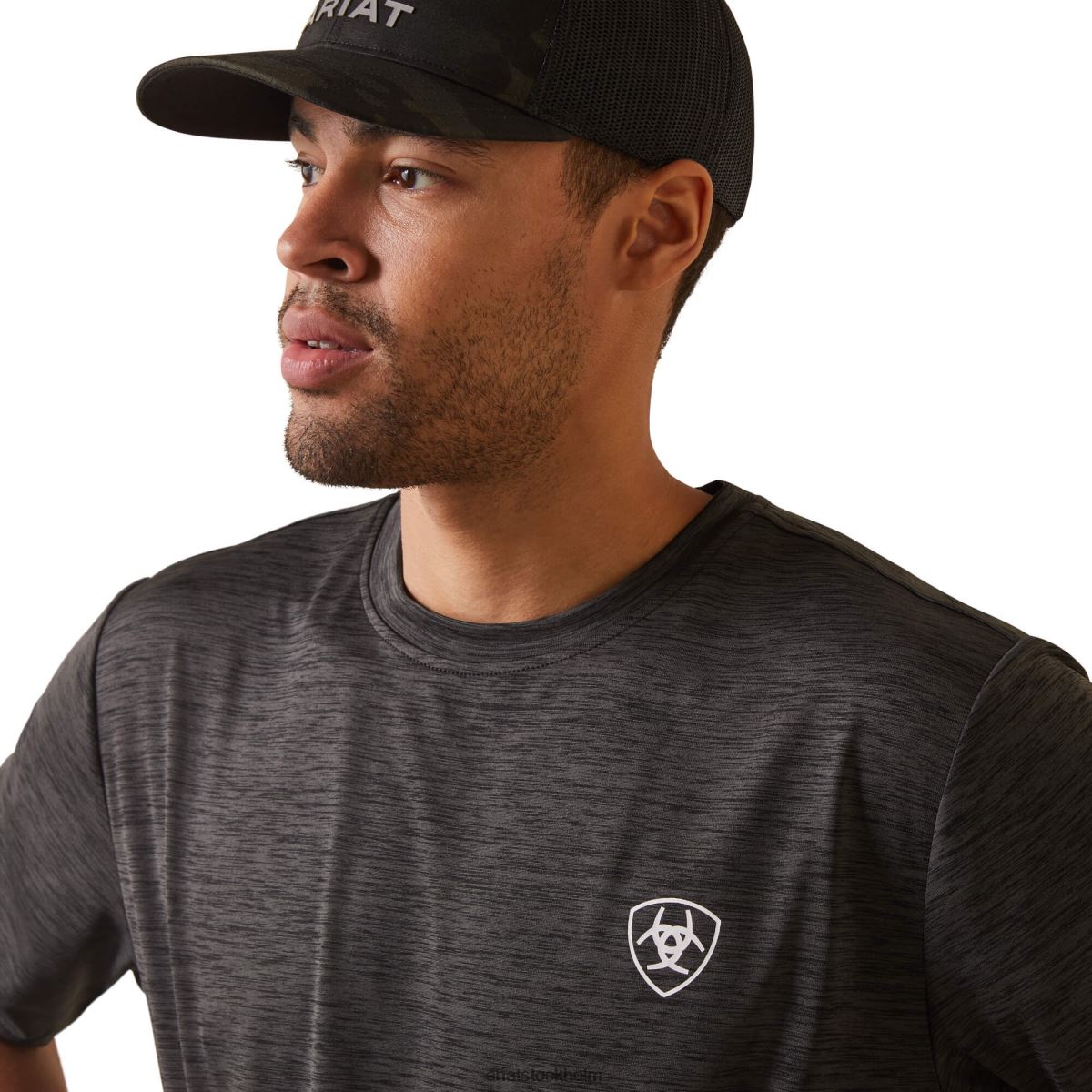 blast Ariat laddare stolt sköld t-shirt kolljung män F0484894