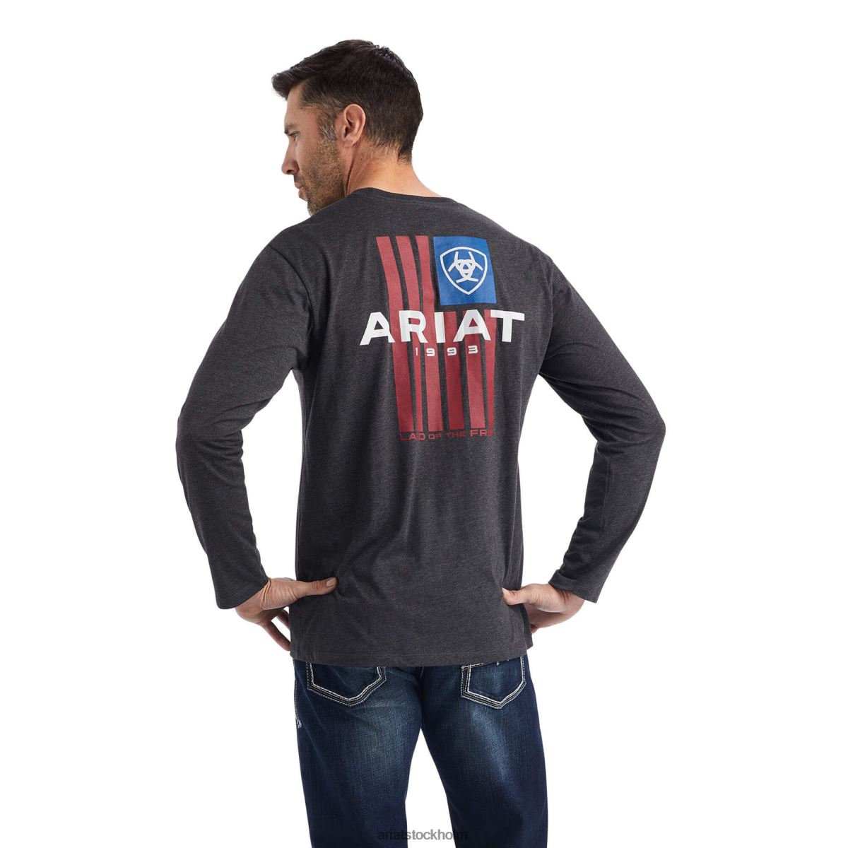blast Ariat lotf t-shirt svart män F0484751