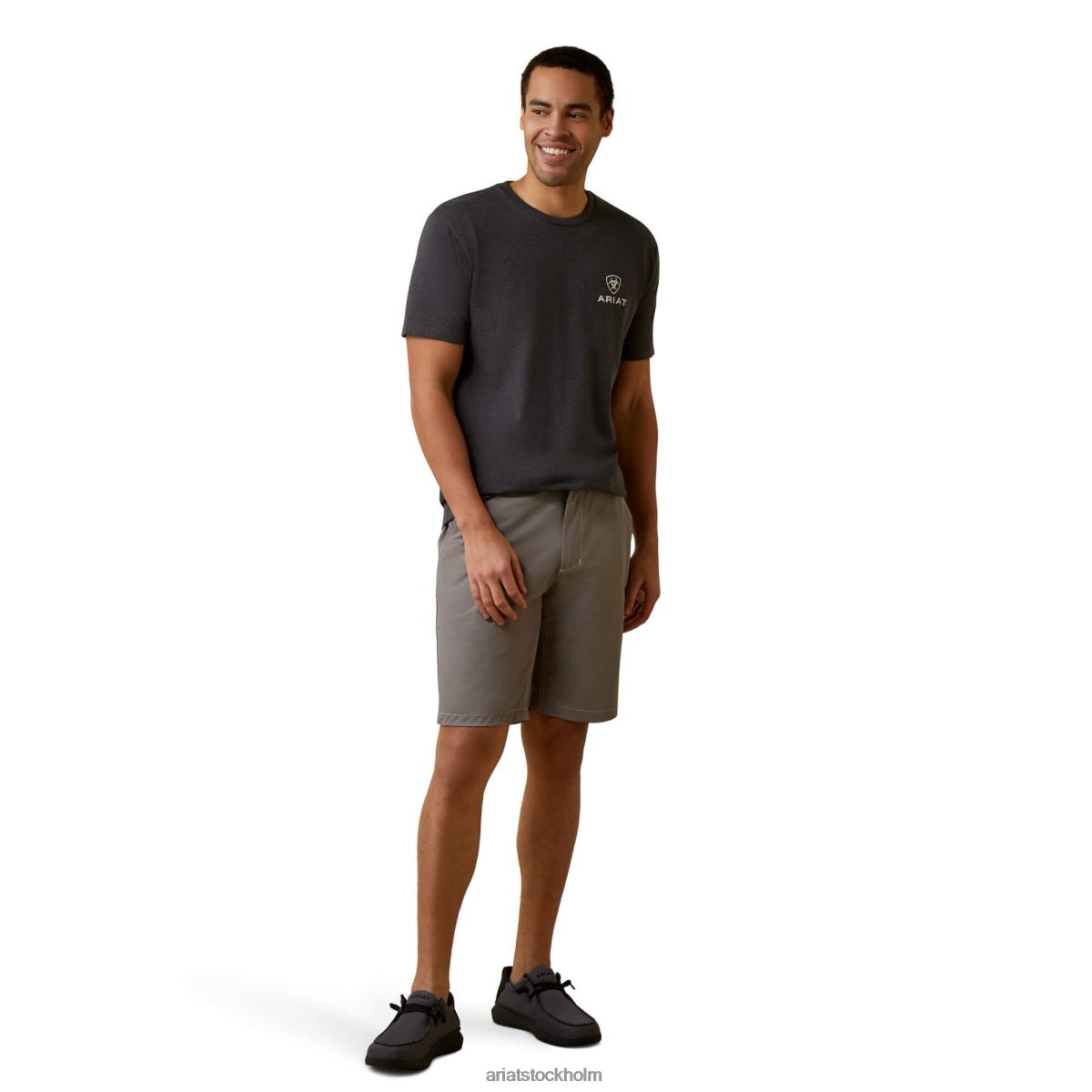 blast Ariat offset cirkel t-shirt kolljung män F0484936