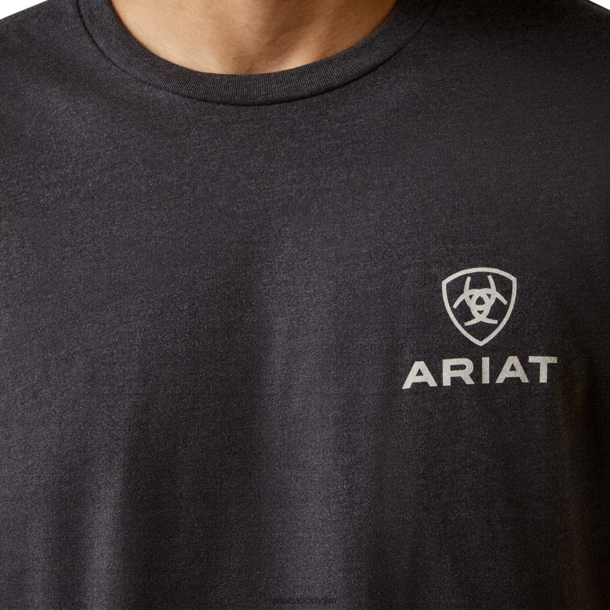 blast Ariat offset cirkel t-shirt kolljung män F0484936