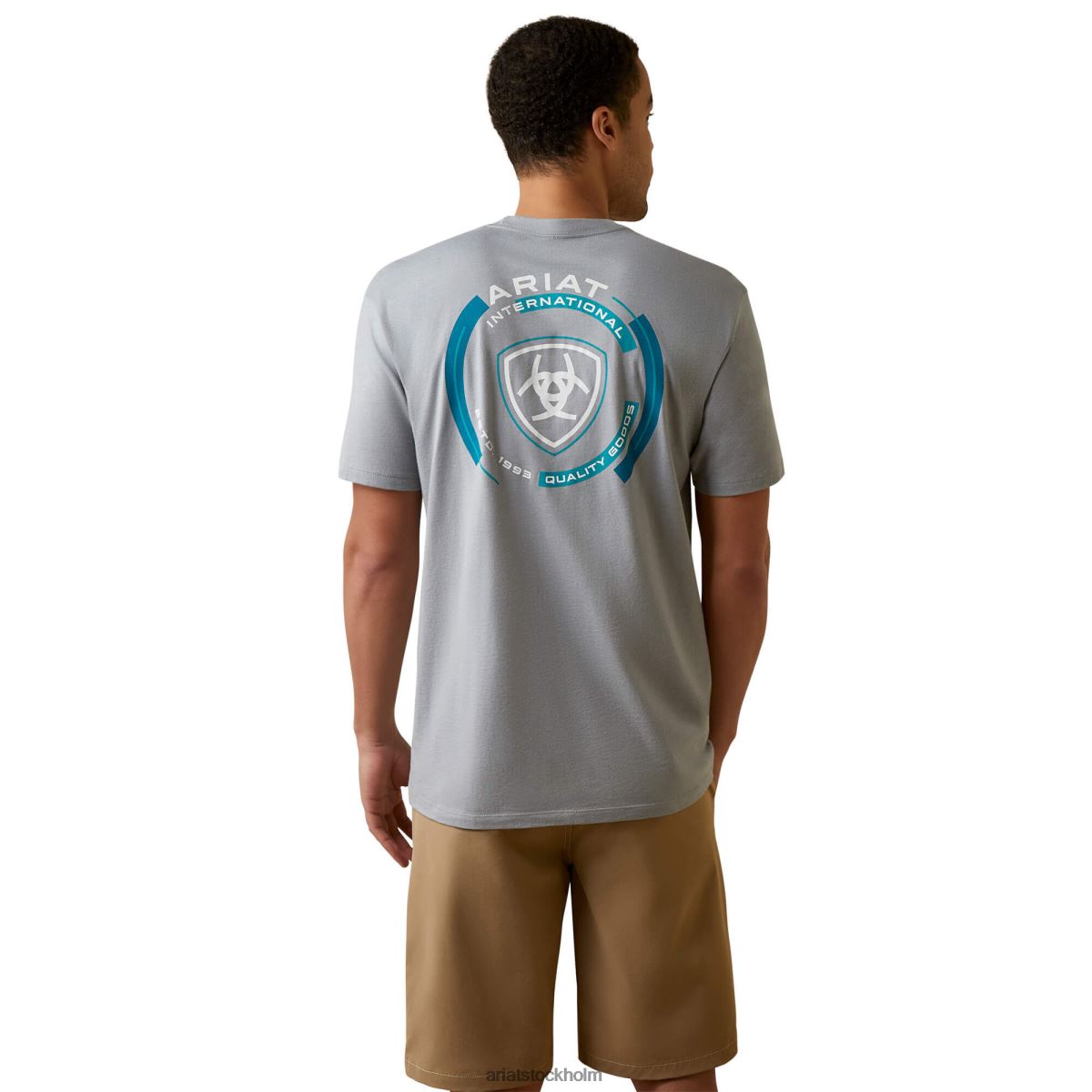 blast Ariat offset cirkel t-shirt stenljung män F0484935