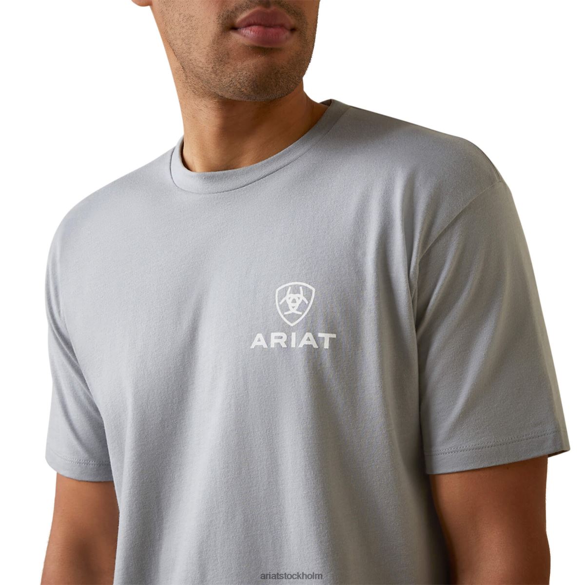 blast Ariat offset cirkel t-shirt stenljung män F0484935