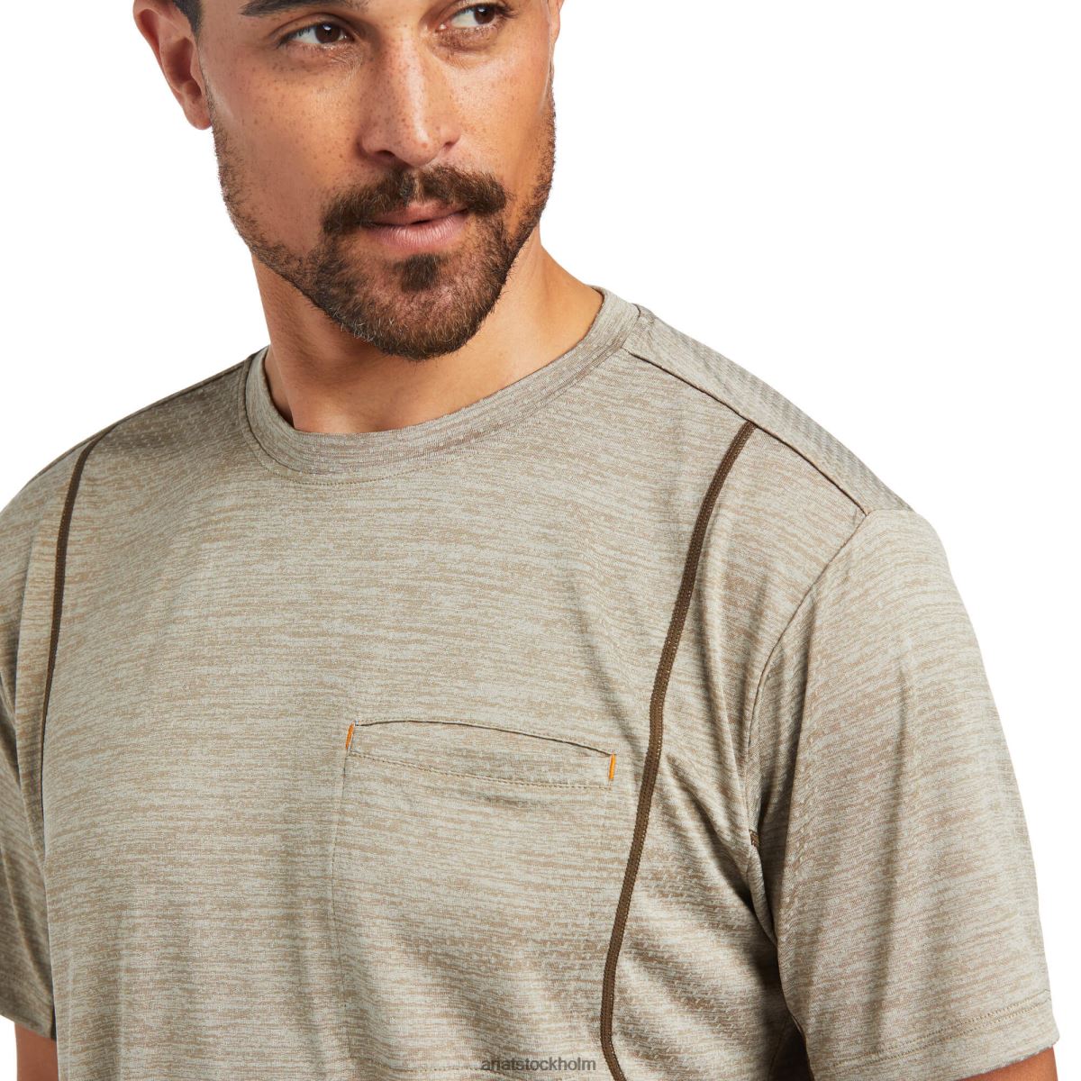 blast Ariat rebar evolution t-shirt med atletisk passform brindle män F0484684