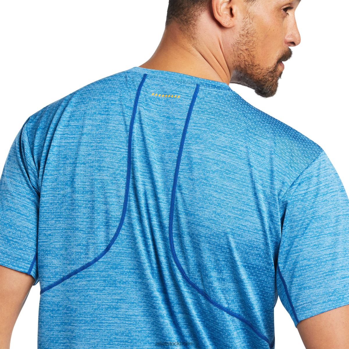 blast Ariat rebar evolution t-shirt med atletisk passform djupt vatten män F0484840