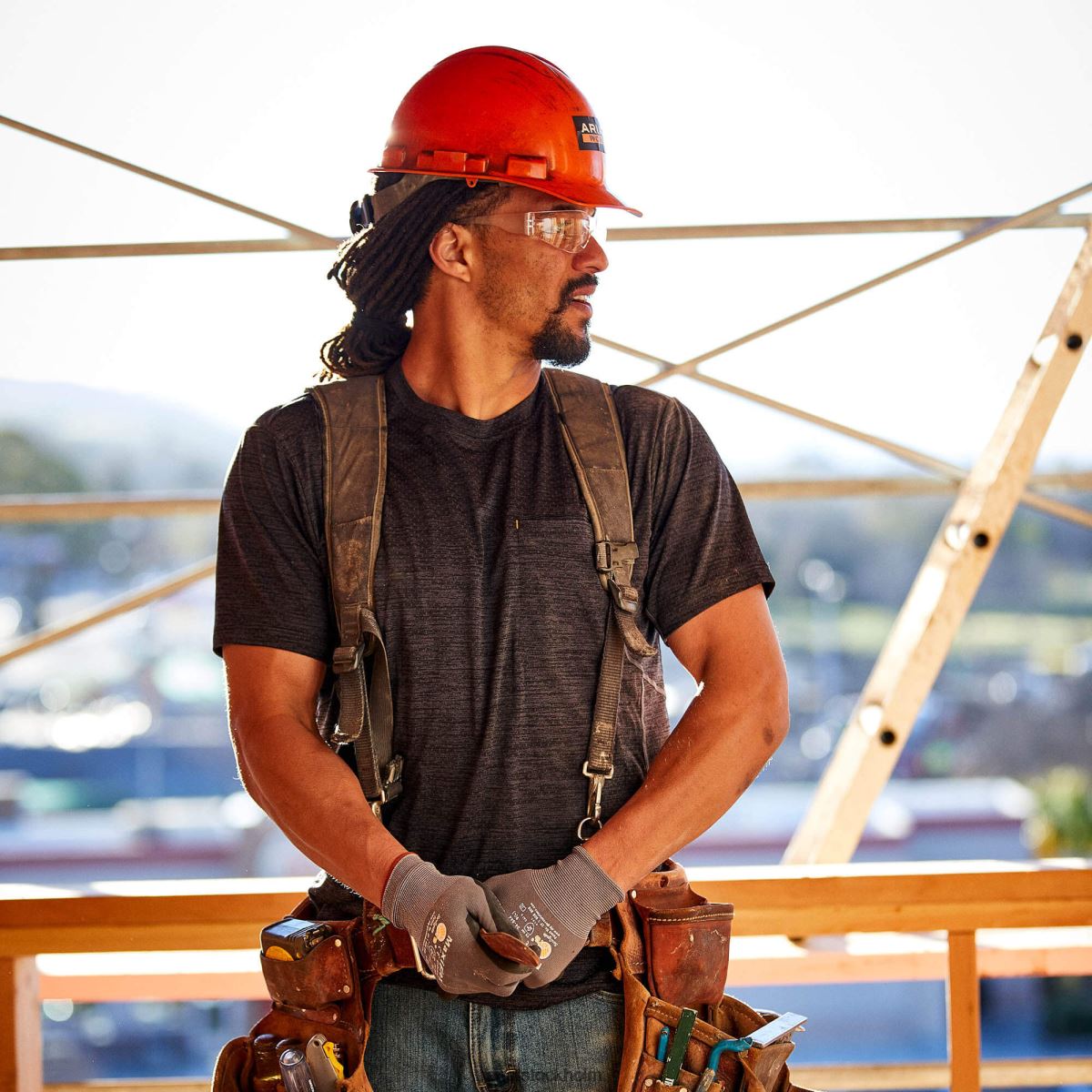 blast Ariat rebar evolution t-shirt med atletisk passform svart män F0484723