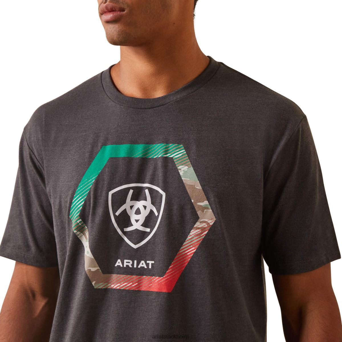 blast Ariat recon trim t-shirt kolljung män F0484753