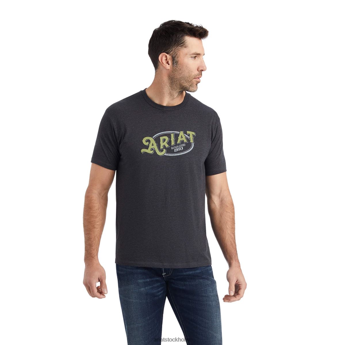 blast Ariat rep oval t-shirt kolljung män F0484826