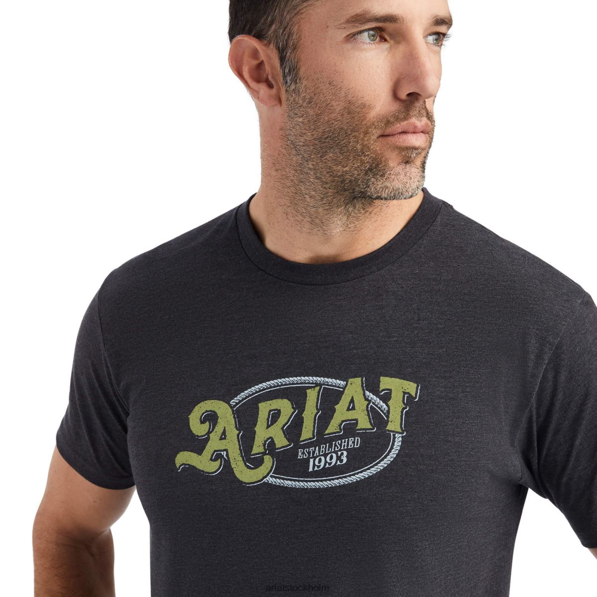 blast Ariat rep oval t-shirt kolljung män F0484826
