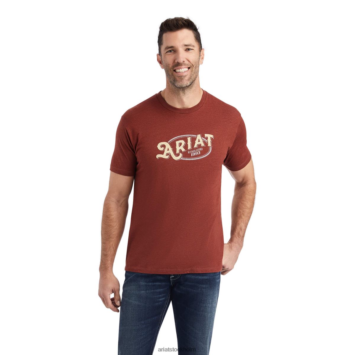 blast Ariat rep oval t-shirt rostljung män F0484672