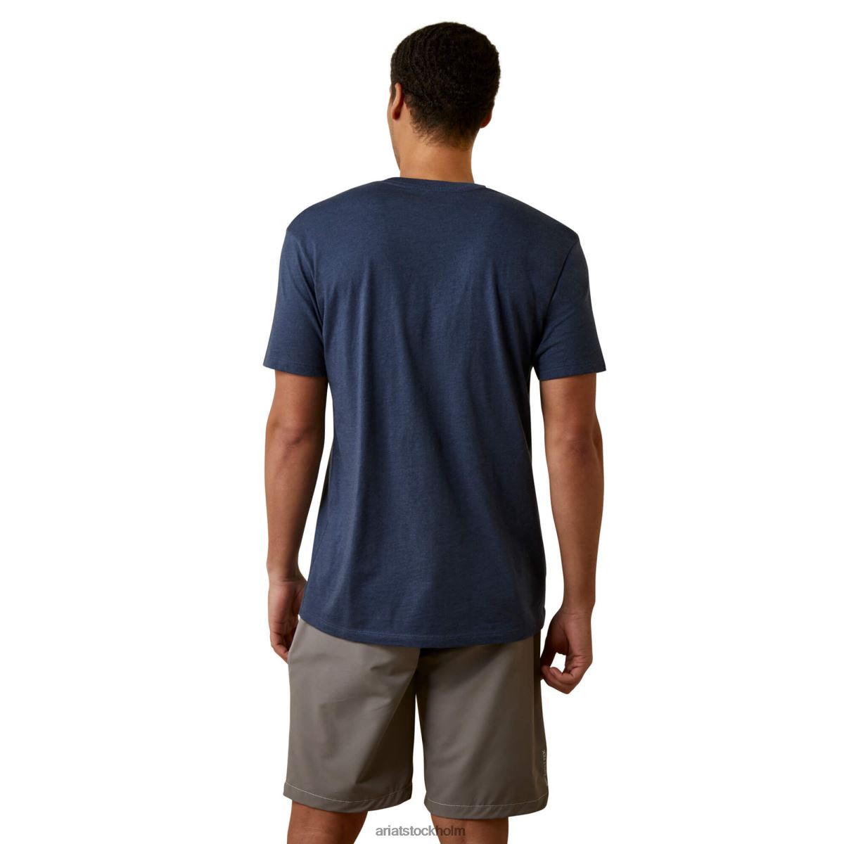 blast Ariat rodeo skalle t-shirt marin ljung män F0484926