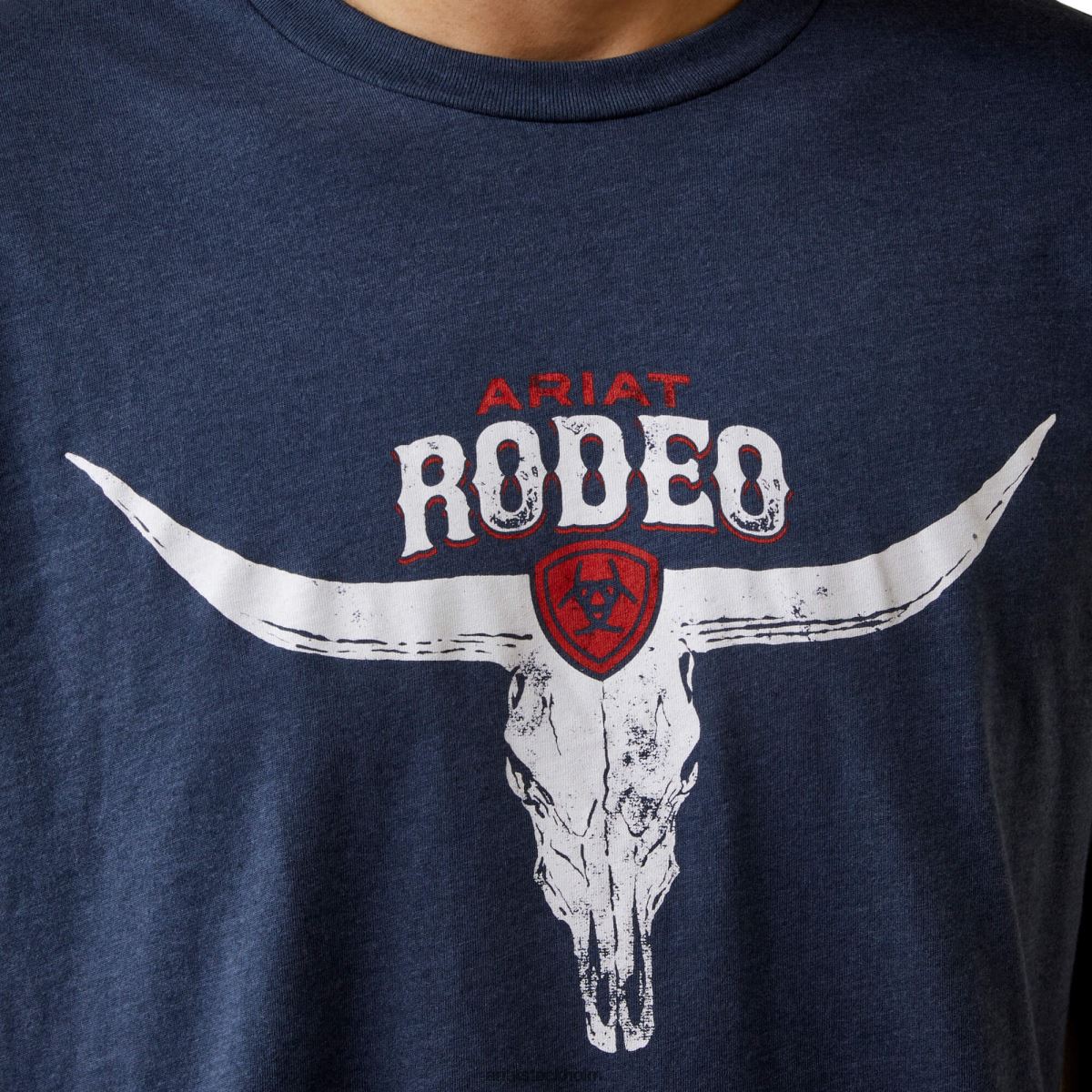 blast Ariat rodeo skalle t-shirt marin ljung män F0484926
