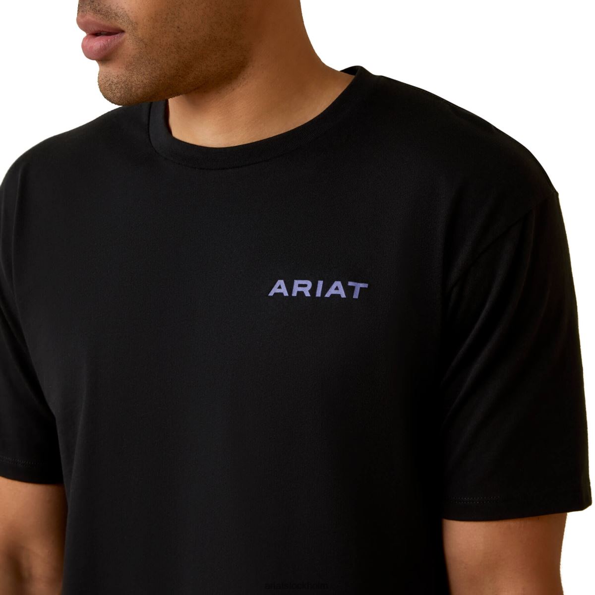 blast Ariat solnedgång serape shield t-shirt svart män F0484924