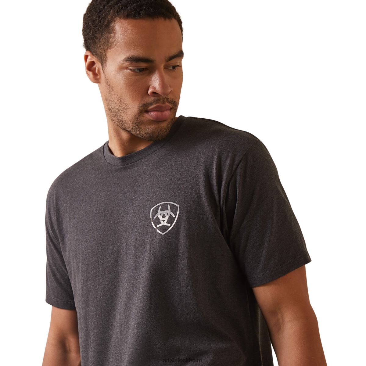 blast Ariat tonal camo flagga t-shirt kolljung män F0484615