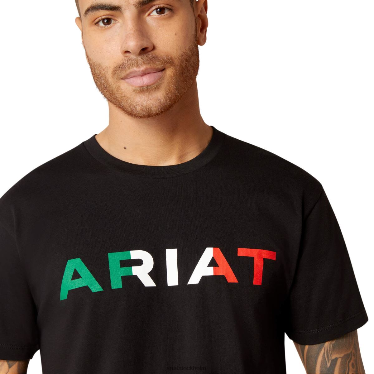 blast Ariat viva mexico t-shirt svart män F0484563