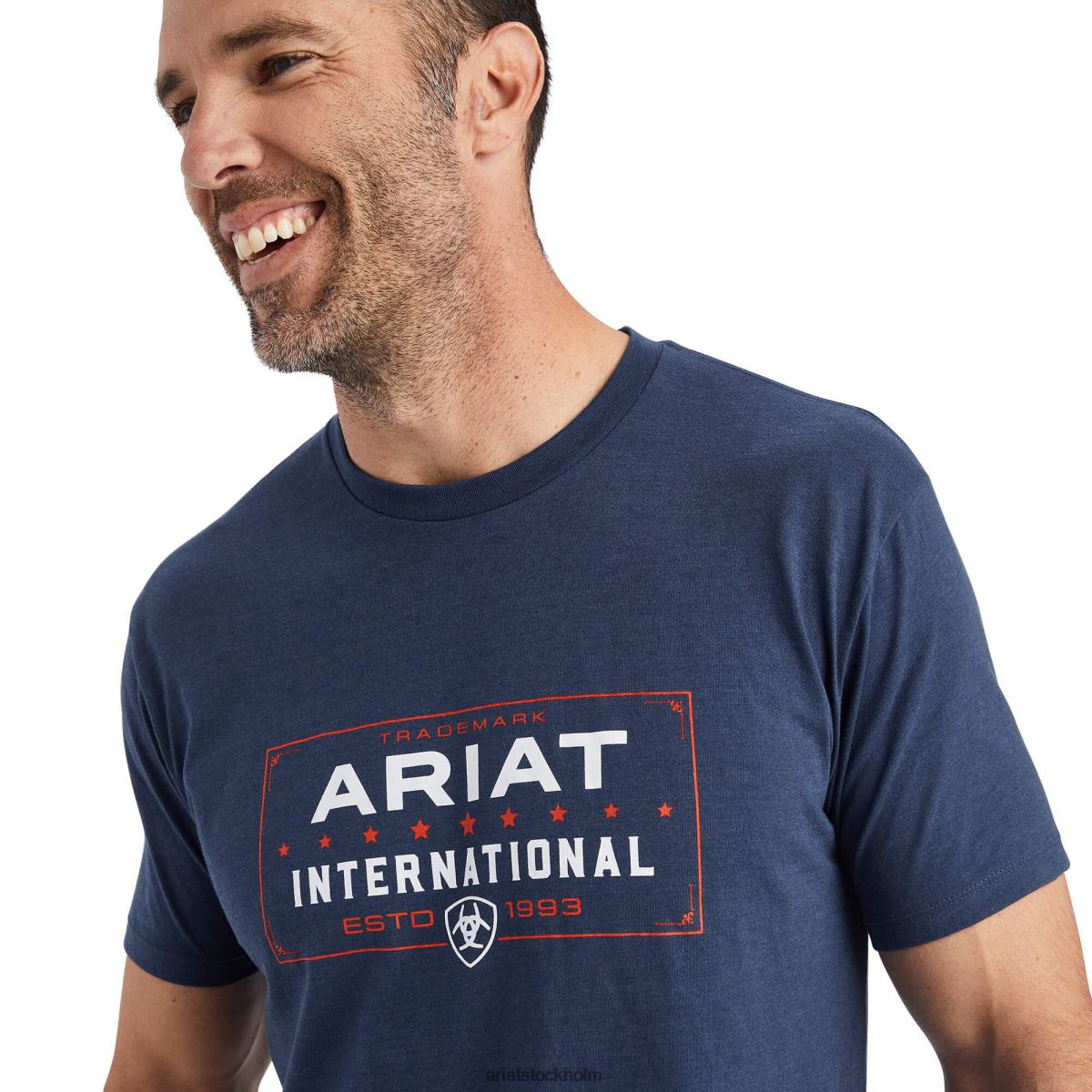 blast Ariat western lockup t-shirt marin ljung män F0484641