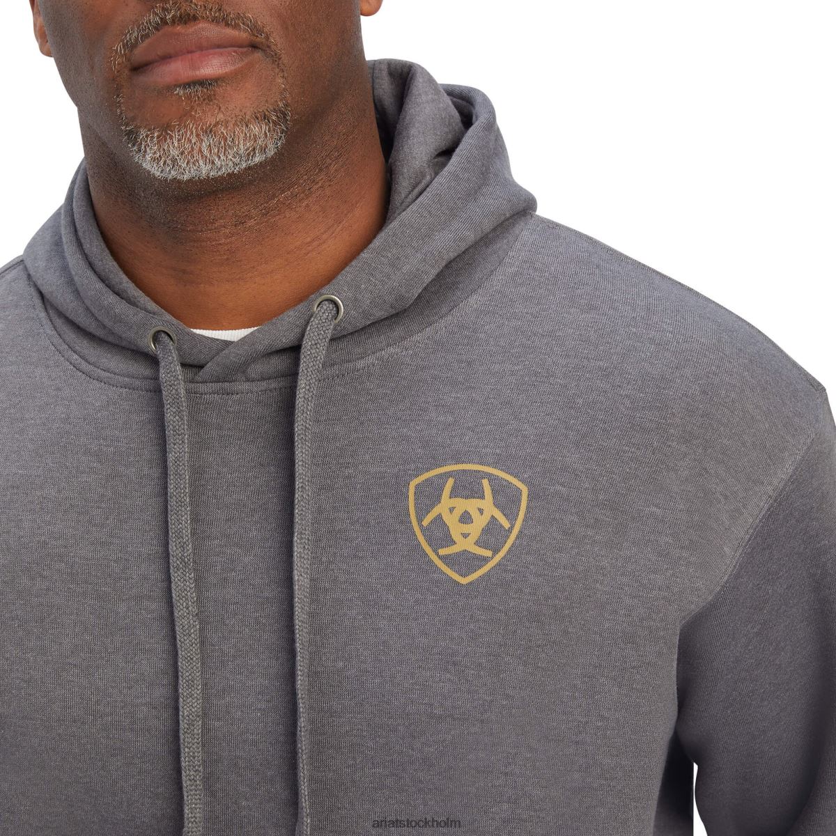 blast Ariat camo flagga sweatshirt kolljung män F04841411