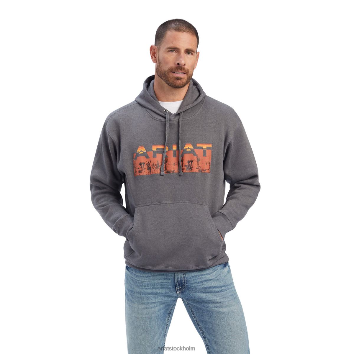 blast Ariat desert roam sweatshirt kolljung män F04841435