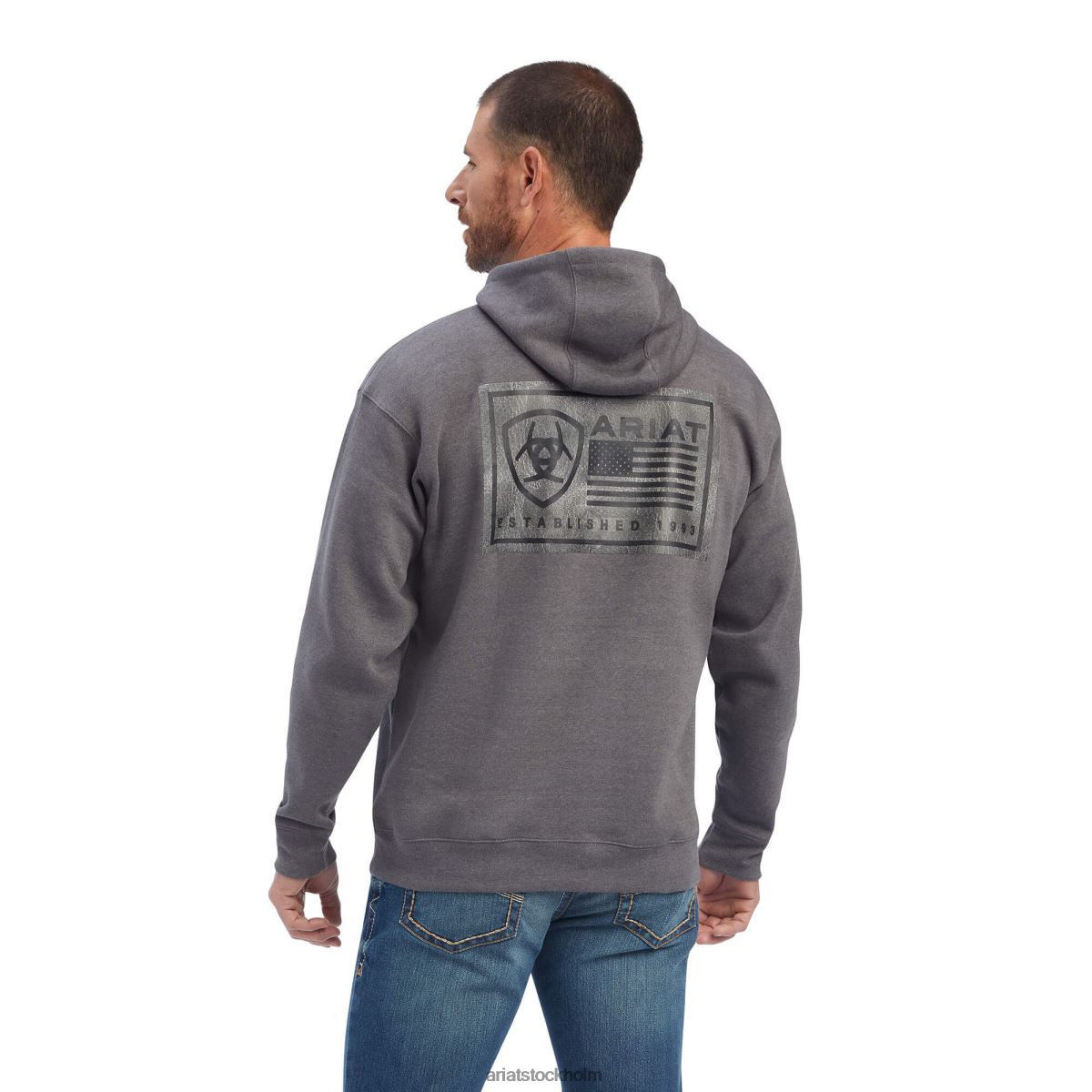 blast Ariat est block sweatshirt kolljung män F04841449