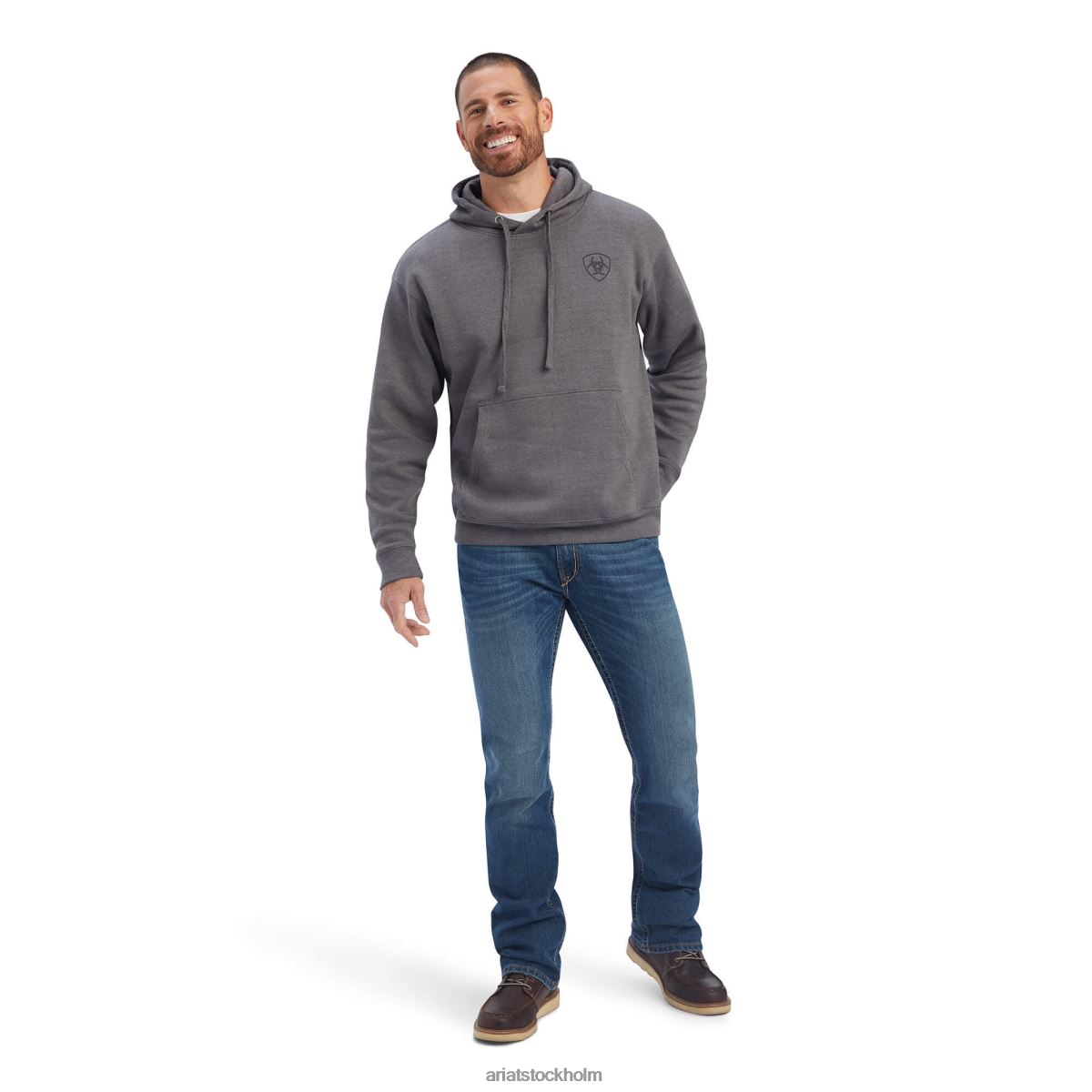 blast Ariat est block sweatshirt kolljung män F04841449