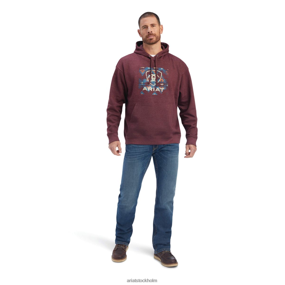 blast Ariat sydväst block sweatshirt malbec ljung män F04841408