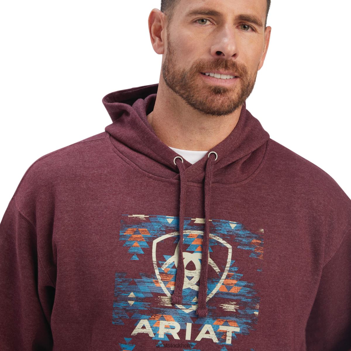 blast Ariat sydväst block sweatshirt malbec ljung män F04841408