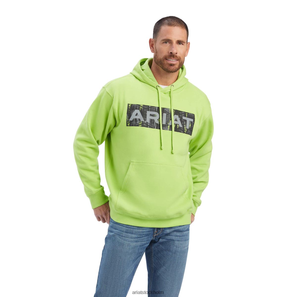 blast Ariat sydväst sweatshirt ara grön män F04841442