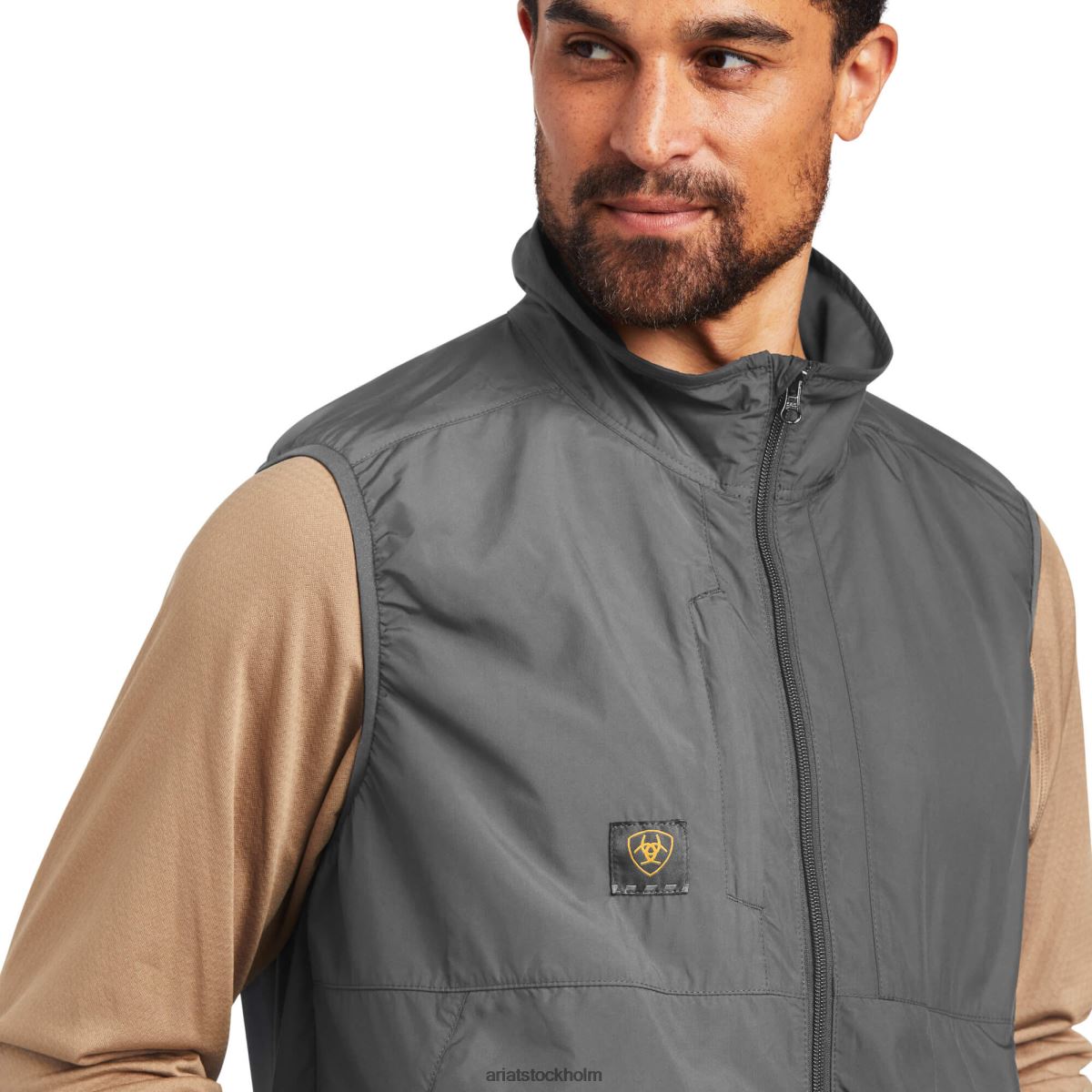 blast Ariat armeringsjärn elitserien vind kylväst armeringsjärn grå män F04841661