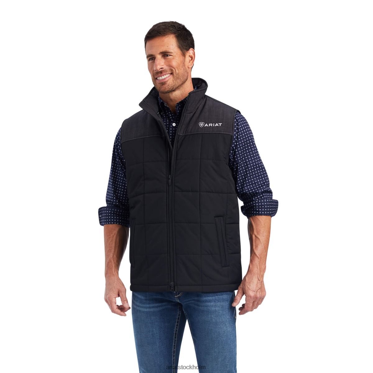 blast Ariat crius isolerad väst svart/fantomljung män F04841562