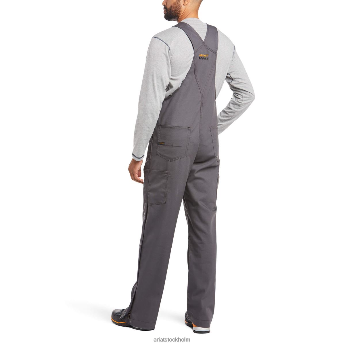 bottnar Ariat armeringsjärn duracanvas ofodrad haklapp armeringsjärn grå män F04841750