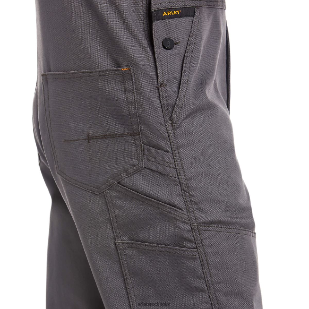 bottnar Ariat armeringsjärn duracanvas ofodrad haklapp armeringsjärn grå män F04841750