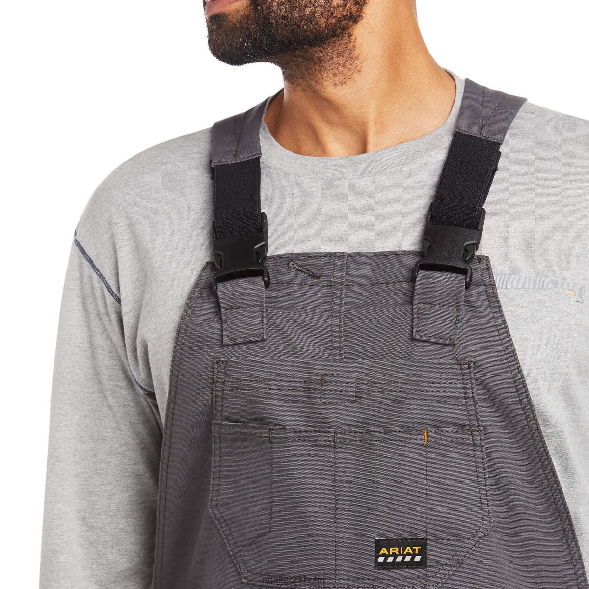 bottnar Ariat armeringsjärn duracanvas ofodrad haklapp armeringsjärn grå män F04841750