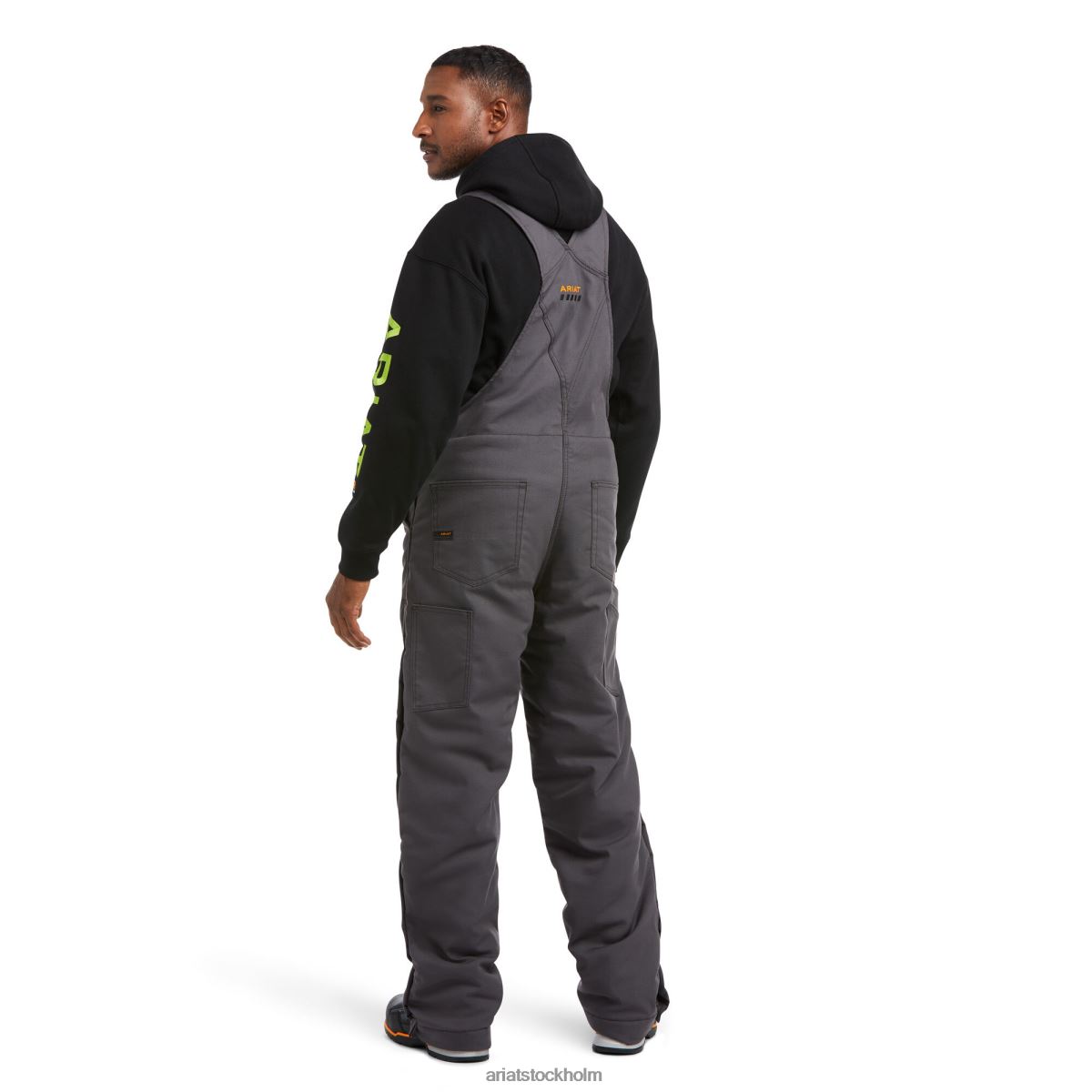 bottnar Ariat armeringsjärn duracanvas stretchisolerad haklapp armeringsjärn grå män F04841744