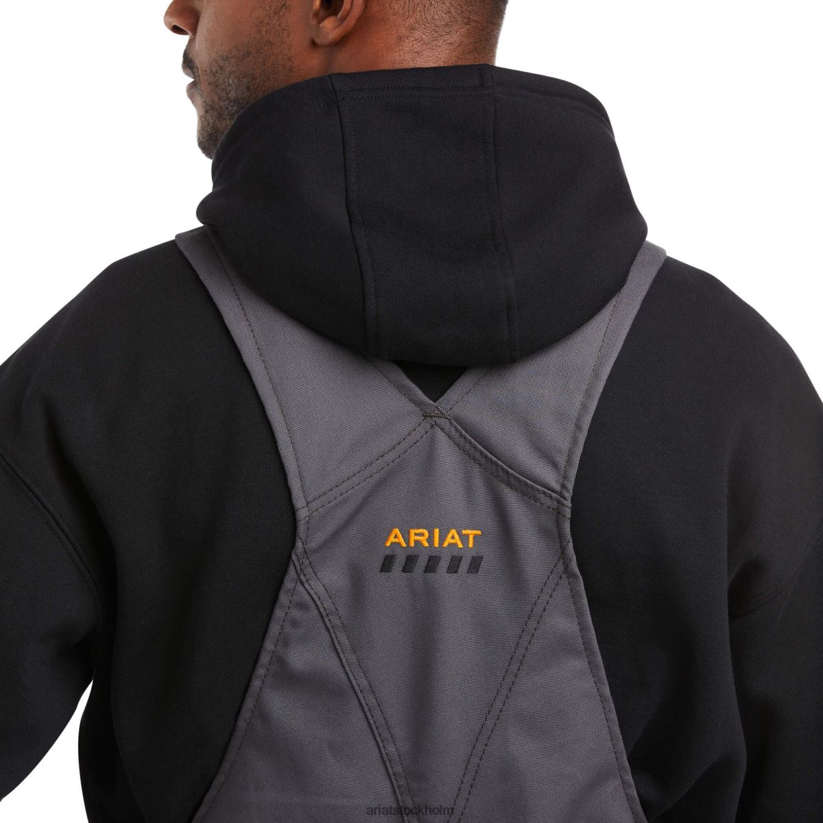 bottnar Ariat armeringsjärn duracanvas stretchisolerad haklapp armeringsjärn grå män F04841744