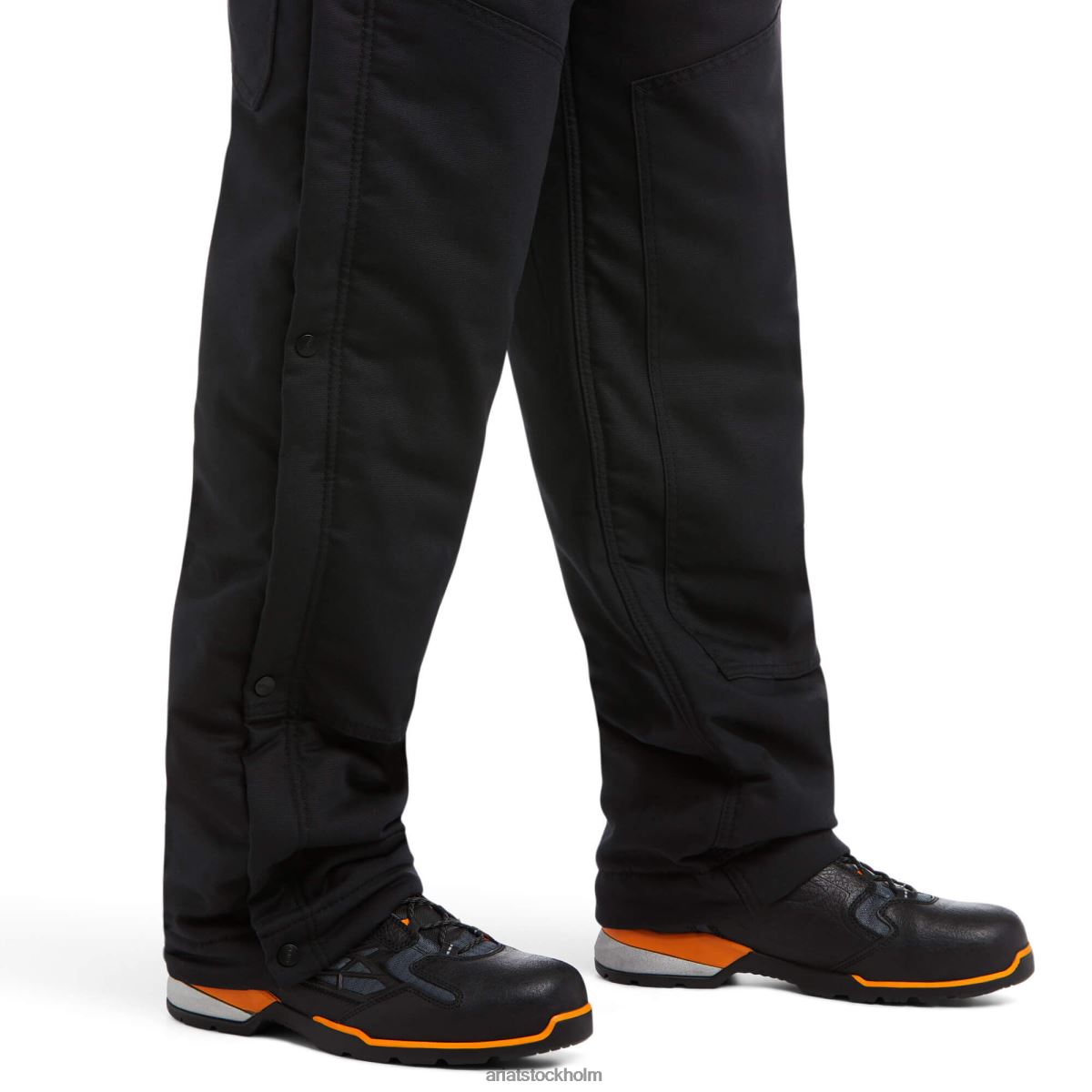 bottnar Ariat armeringsjärn duracanvas stretchisolerad haklapp svart män F04841752